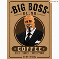 Big Boss Blend Colombian Coffee 12oz bag front label