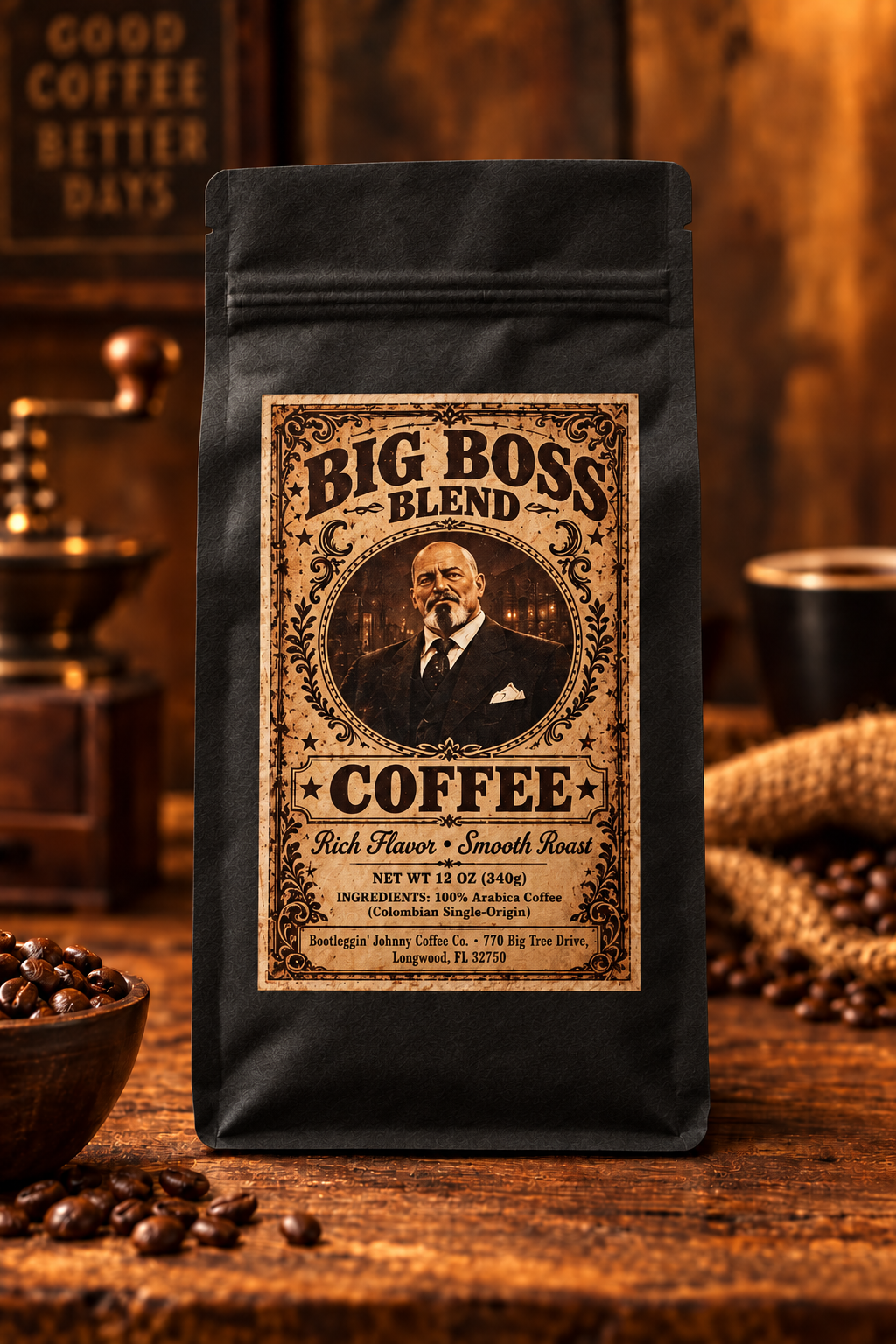 Big Boss Black Bag