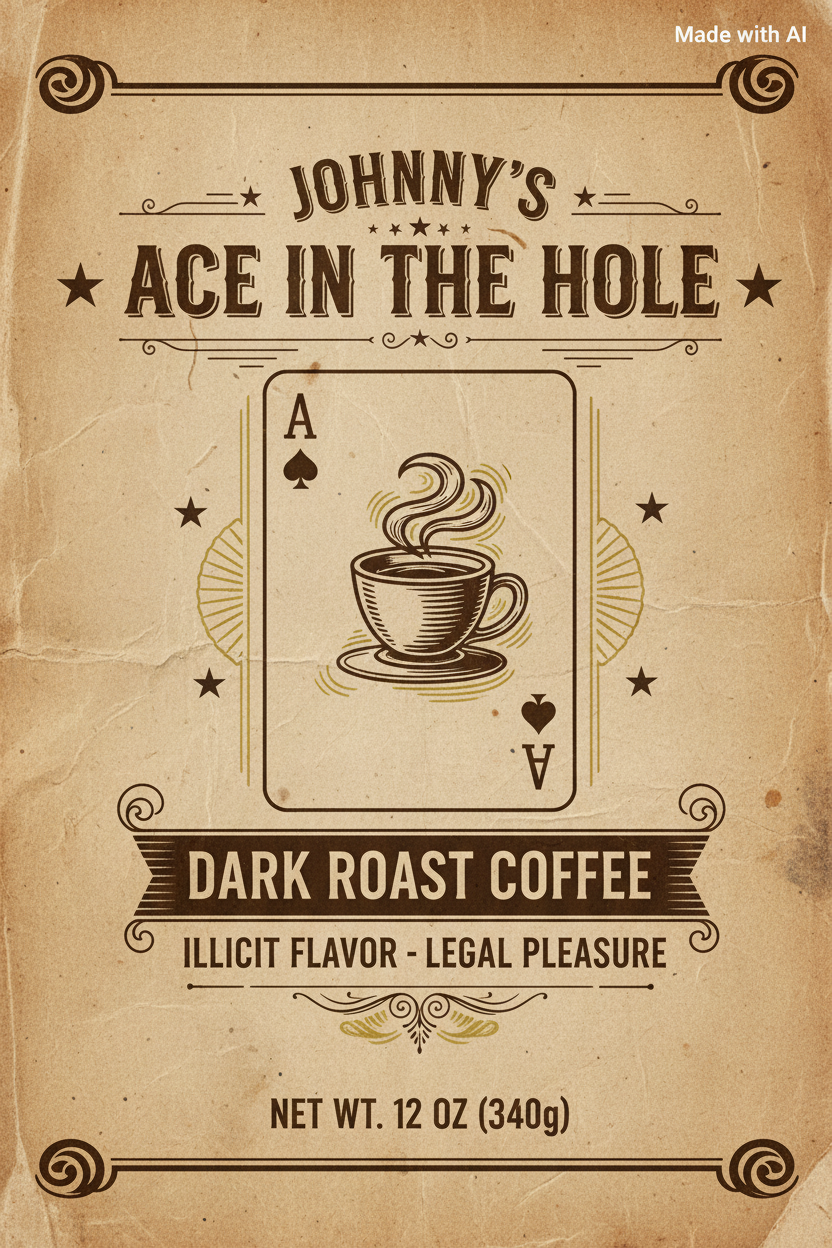 Johnny's Ace in the Hole - Front Label