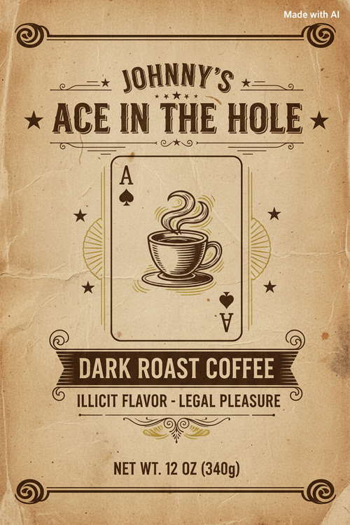 Johnny's Ace in the Hole - Front Label