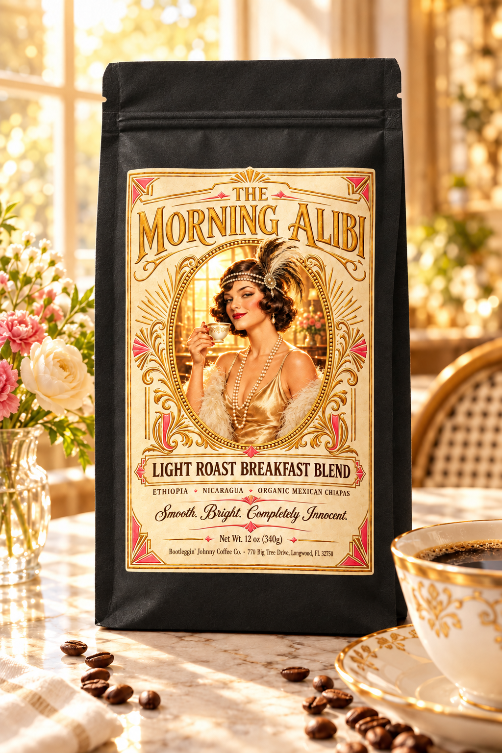 Morning Alibi Black Bag