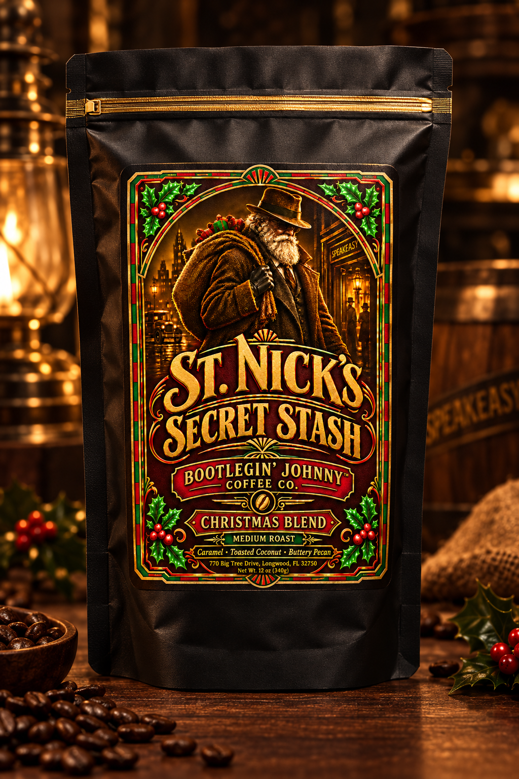 St. Nick's Secret Stash Coffee Bag